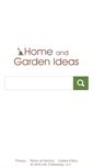 Mobile Screenshot of homeandgardenideas.com