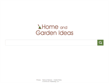Tablet Screenshot of homeandgardenideas.com